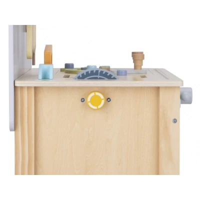 Banc de lucru din lemn cu compressor